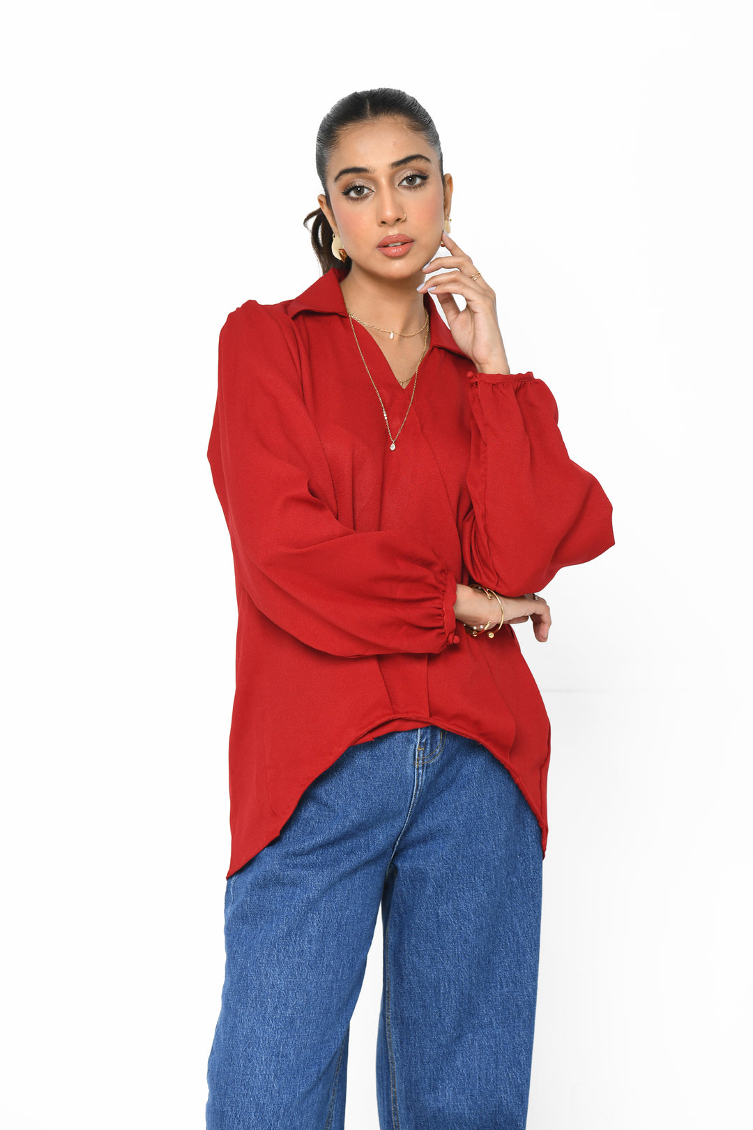 Georgette High low shirt
