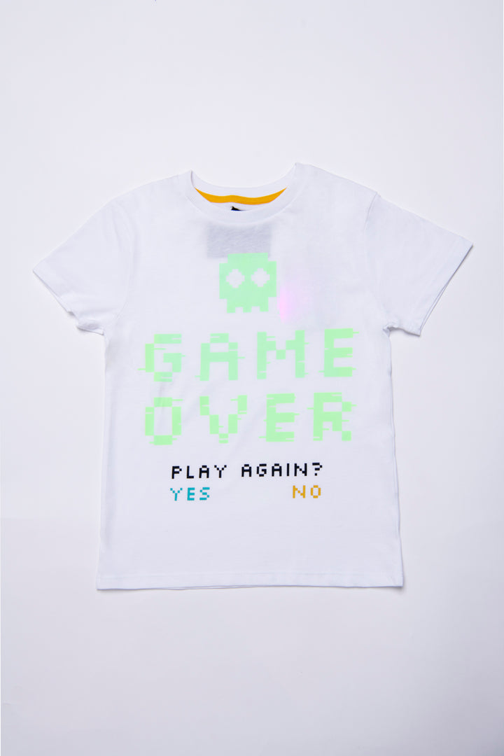GAME OVER COTTON T-SHIRT