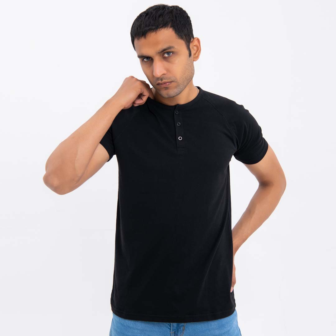 RELAXED FIT HENELY T-SHIRT