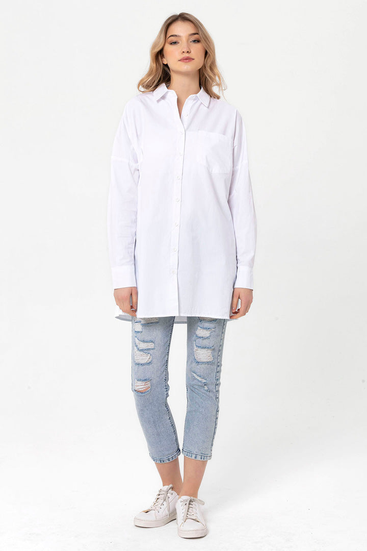 OVERSIZED BUTTON DOWN