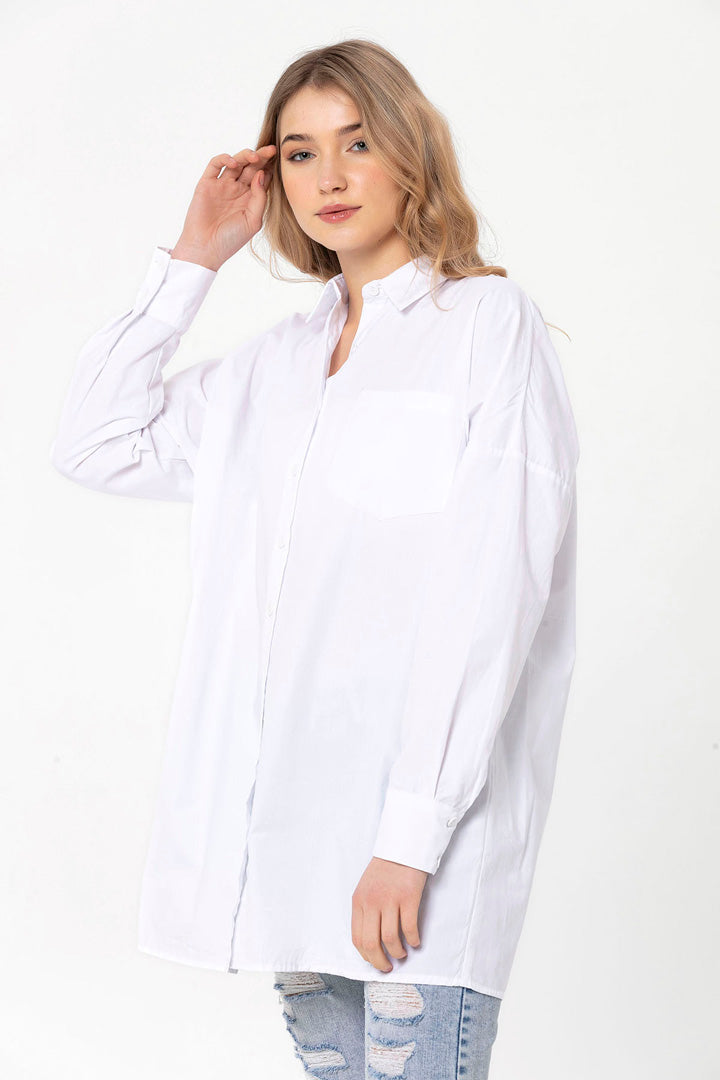 OVERSIZED BUTTON DOWN