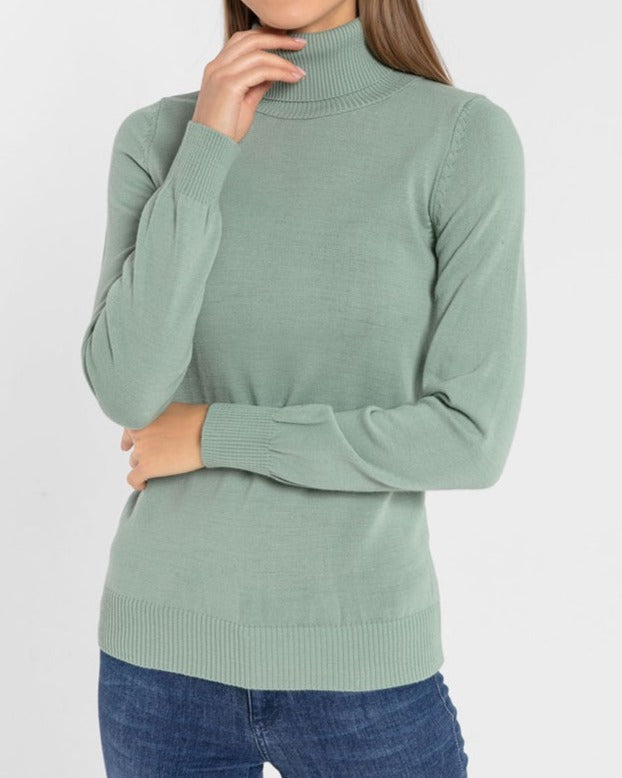 BODY FITTED TURTLE NECK