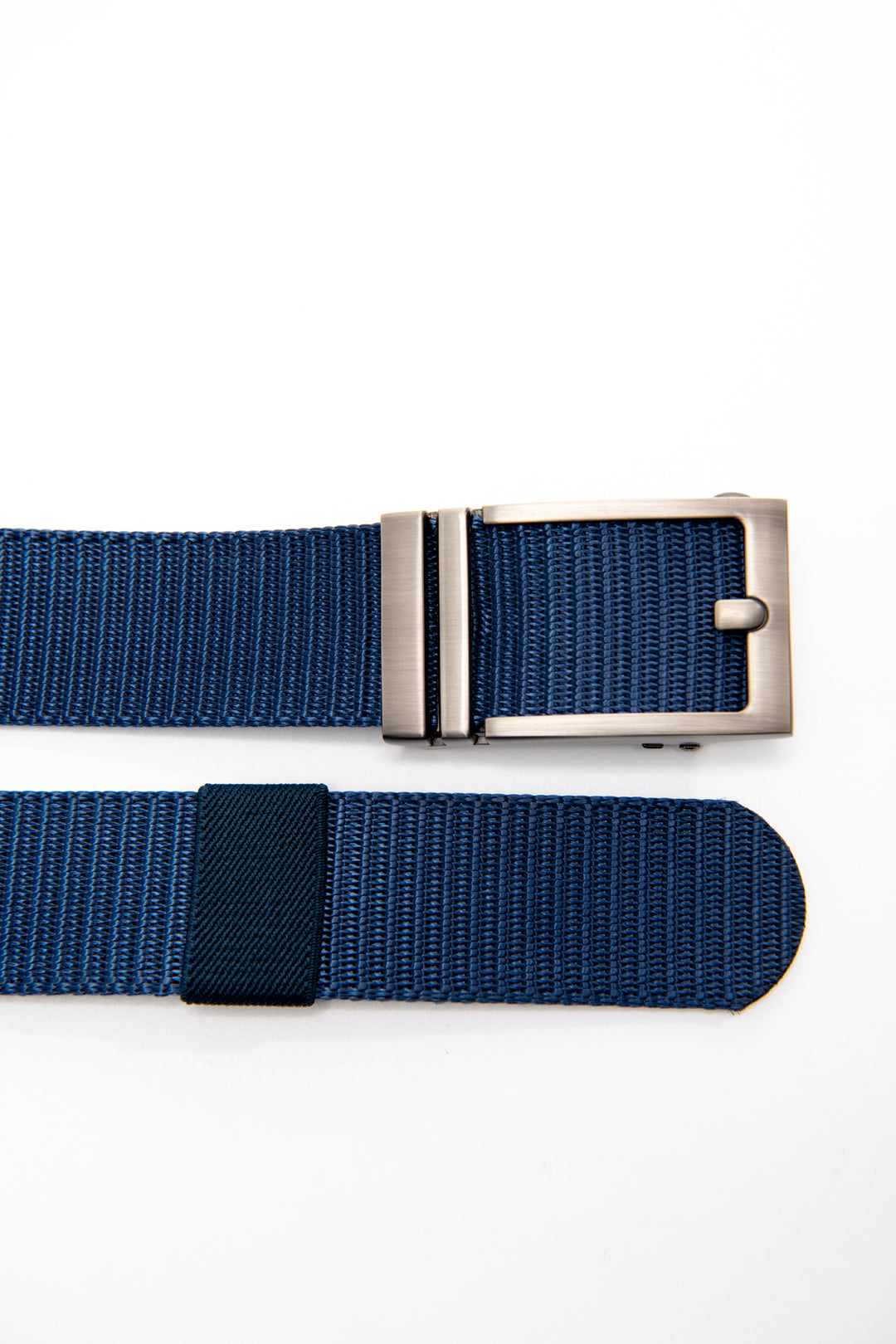 SQUARE BUCKLED FABRIC BELT