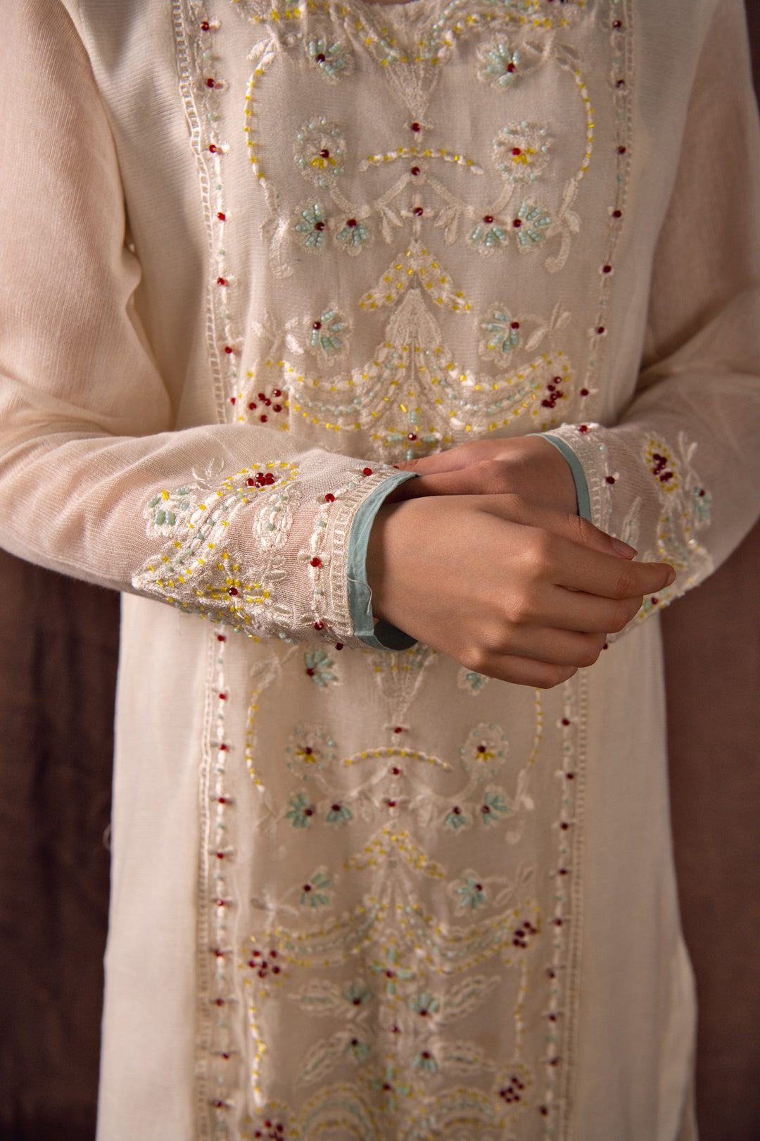 EMBROIDERED PANNEL SHIRT